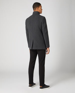 Remus Uomo ... Jonah Tailored Coat - Charcoal (374/09)